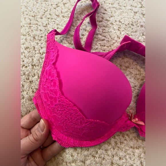 VS Hot Pink - Dream Angle Bra Size 34 A -Push up - Picture 8 of 8